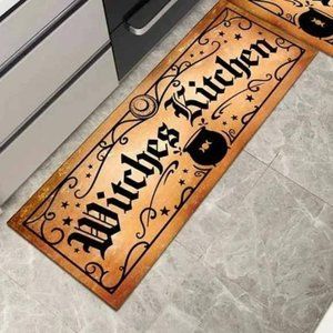 Witches Kitchen Rug Halloween Mat Retro Vintage Halloween SIZE 4x16inch